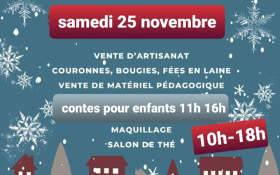 Marché de l’Avent le samedi 25 novembre 2023